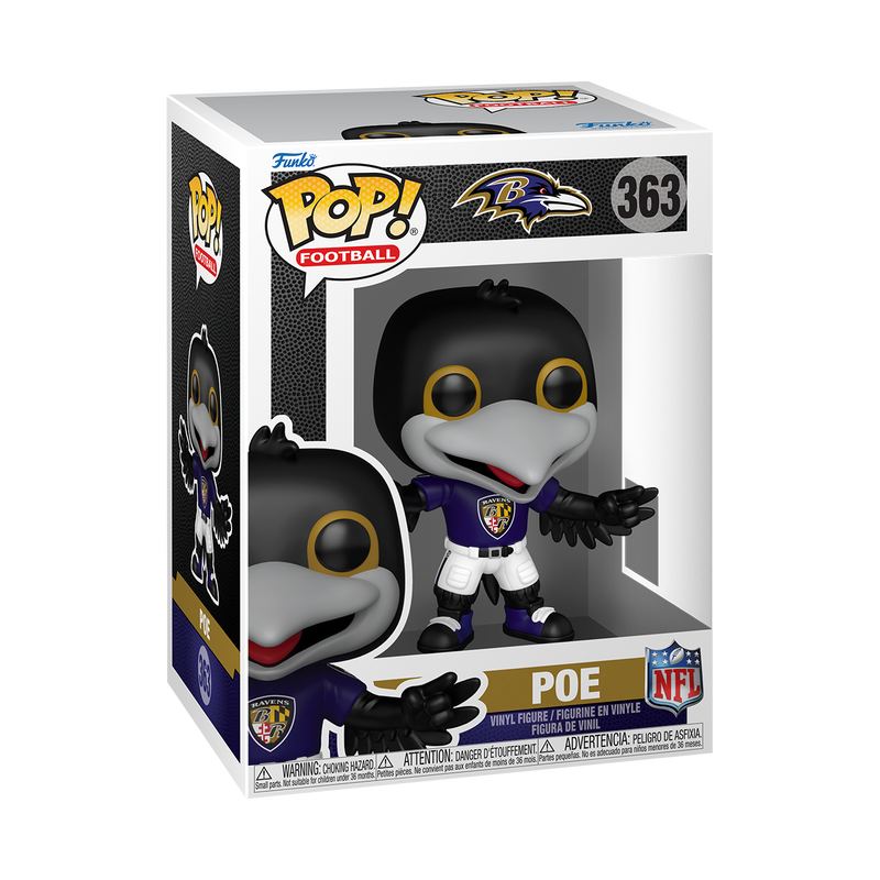 NFL MASCOTS S2 - POP FUNKO VINYL FIGURE 363 POE 9CM