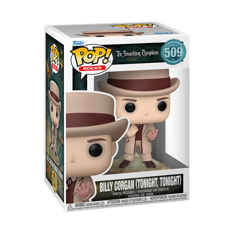 THE SMASHING PUMPKINS - POP FUNKO VINYL FIGURE - BILLY CORGAN (TONIGHT, TONIGHT) 9CM