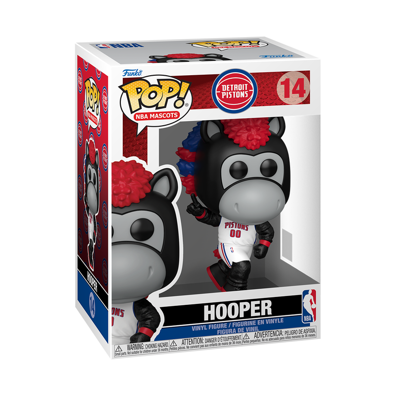 NBA MASCOTS S4 - POP FUNKO VINYL FIGURE 14 HOOPER 9CM
