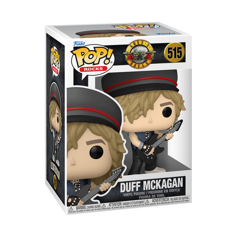 GUNS N' ROSES S3 - POP FUNKO VINYL FIGURE 515 DUFF MCKAGAN (1985 VINTAGE) 9CM