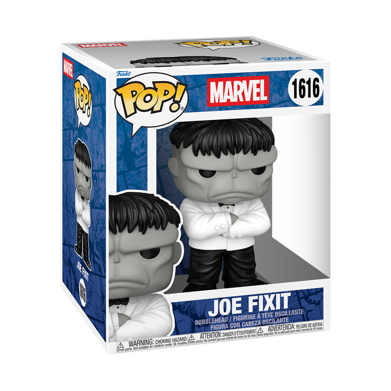 MARVEL PATCH & MR. FIXIT - POP FUNKO SUPER VINYL FIGURE 1616 JOE FIXIT 15CM