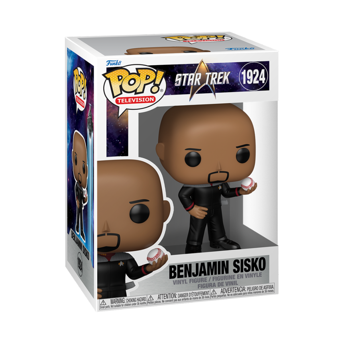 STAR TREK DEEP SPACE 9 - POP FUNKO VINYL FIGURE 1924 BENJAMIN SISKO 9CM