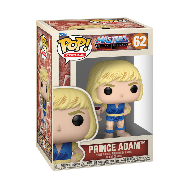 MASTERS OF THE UNIVERSE - POP FUNKO VINYL FIGURE 62 PRINCE ADAM (VINTAGE) 9CM