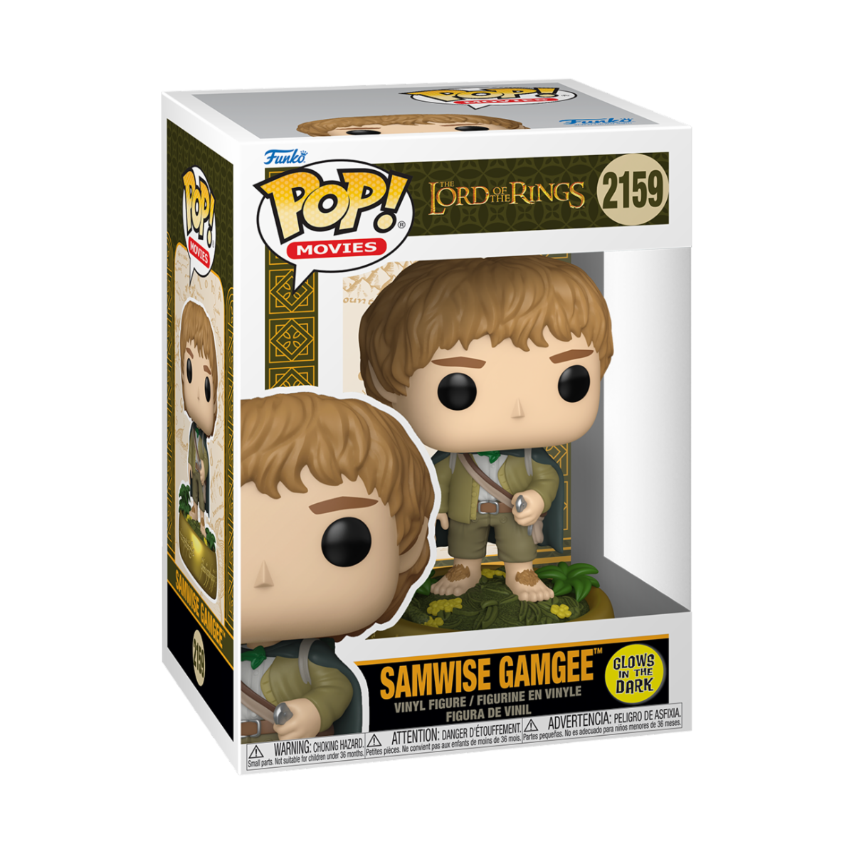 THE LORD OF THE RINGS S13 - POP FUNKO VINYL FIGURE 2159 SAMWISE GAMGEE (GW) 9CM