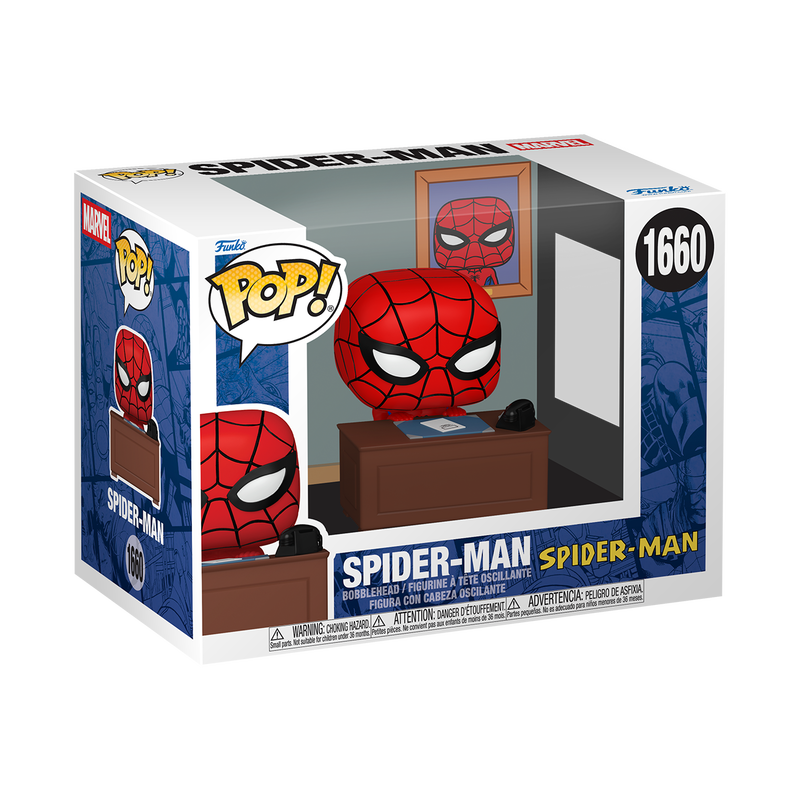 MARVEL: SPIDER-MAN - POP FUNKO PREMIUM VINYL FIGURE 1660 SPIDER-MAN (LIKE A BOSS MEME) 9CM