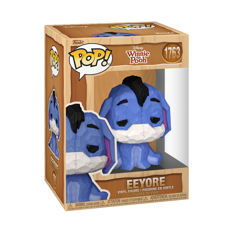 WINNIE THE POOH S5 - POP FUNKO VINYL FIGURE 1763 EEYORE (WHITTLED) 9CM