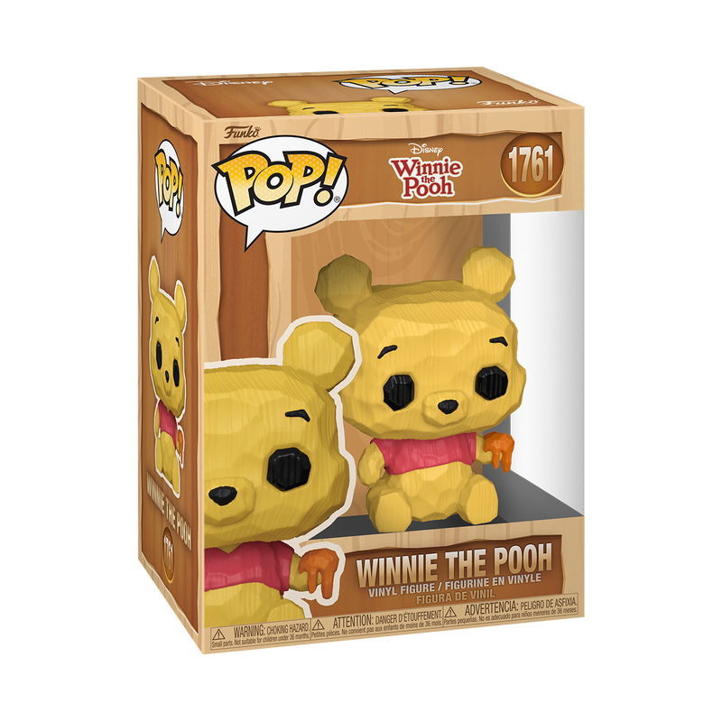 WINNIE THE POOH S5 - POP FUNKO VINYL FIGURE 1761 WINNIE THE POOH (WHITTLED) 9CM