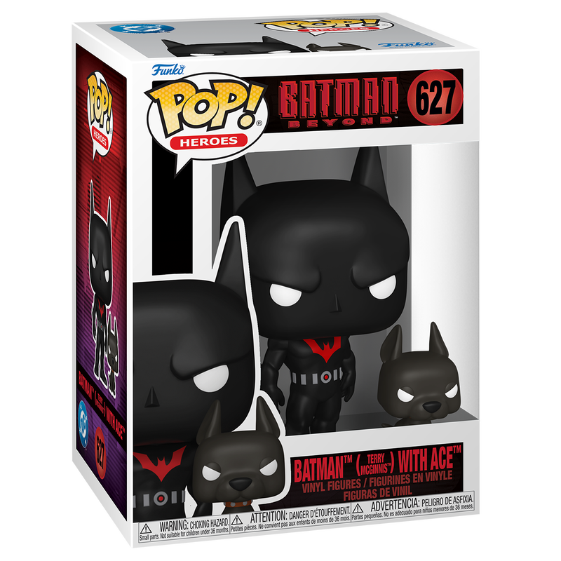 DC COMICS: BATMAN BEYOND - POP FUNKO VINYL FIGURE 627 BATMAN WITH ACE 9CM