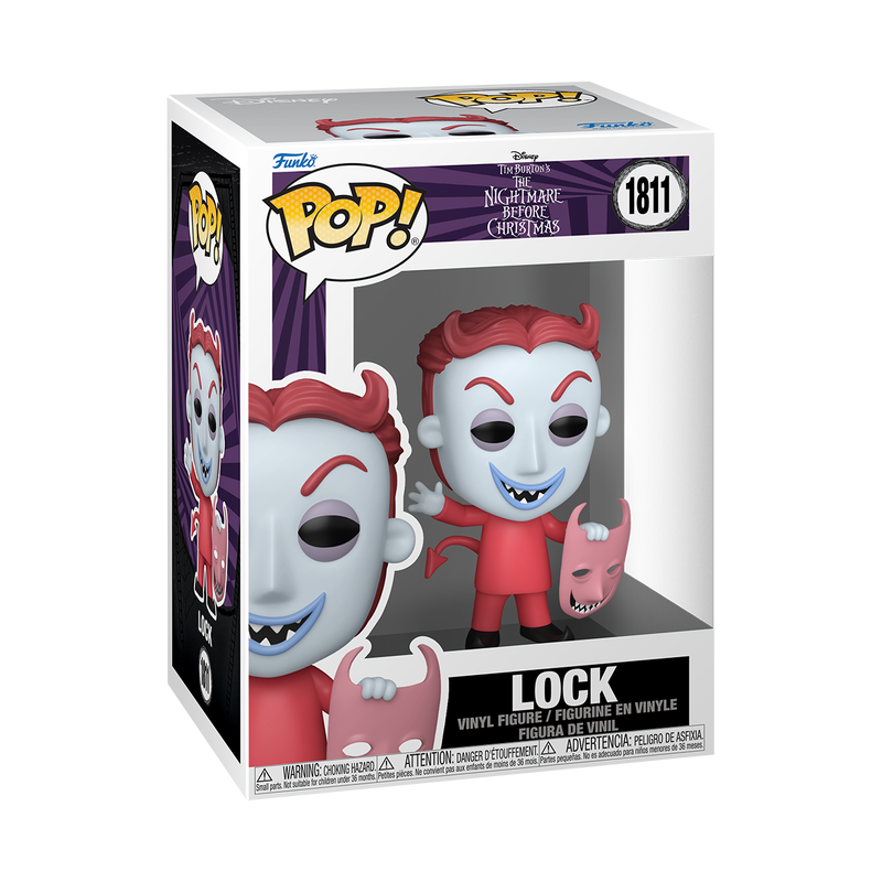 THE NIGHTMARE BEFORE CHRISTMAS S9 - POP FUNKO VINYL FIGURE 1811 LOCK 9CM