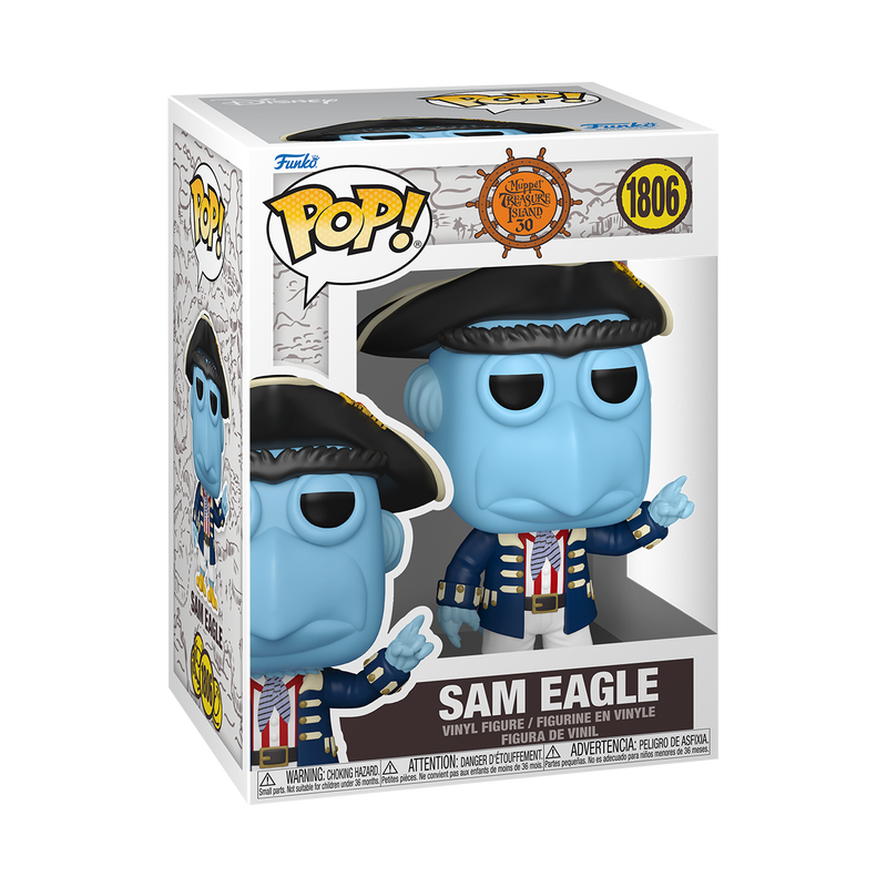 MUPPETS TREASURE ISLAND - POP FUNKO VINYL FIGURE 1806 SAM EAGLE 9CM