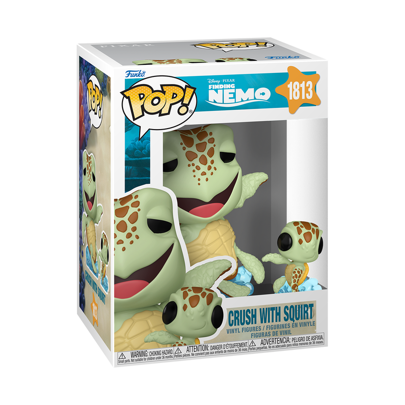 FINDING NEMO S2 - POP FUNKO VINYL FIGURE 1813 CRUSH WITH SQUIRT 9CM