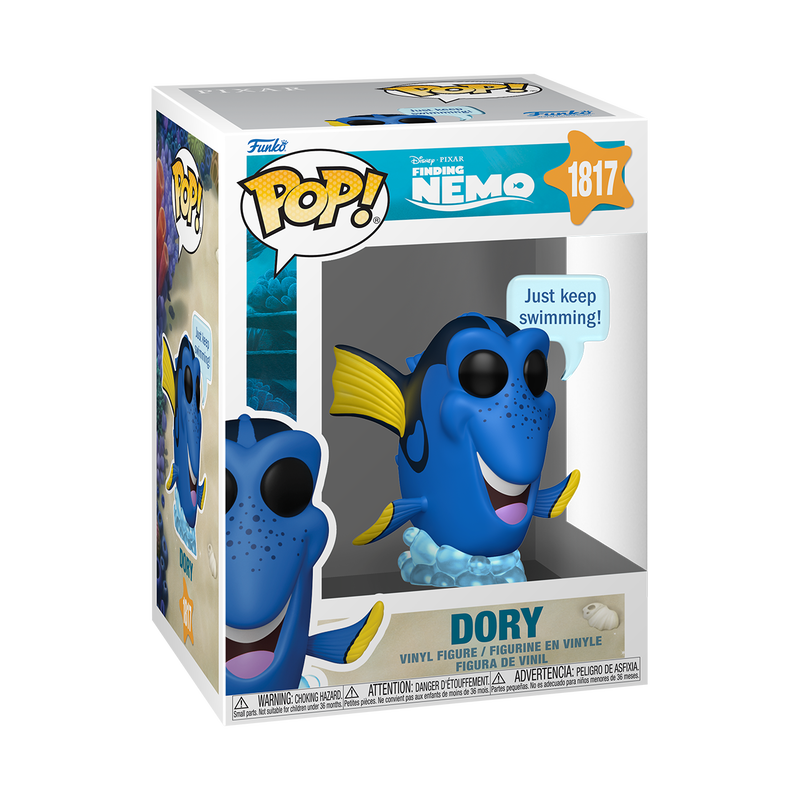 FINDING NEMO S2 - POP FUNKO VINYL FIGURE 1817 DORY (JUST KEEP SWIMMING) 9CM