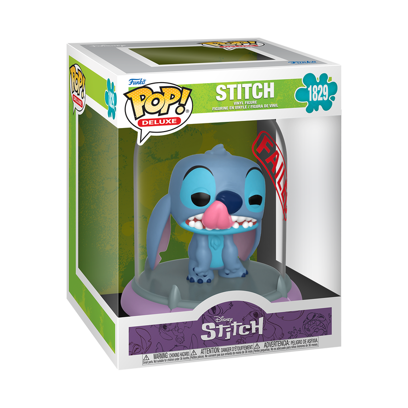DISNEY: STITCH - POP FUNKO DELUXE VINYL FIGURE 1829 STITCH (CONTAINMENT CAPSULE) 15CM