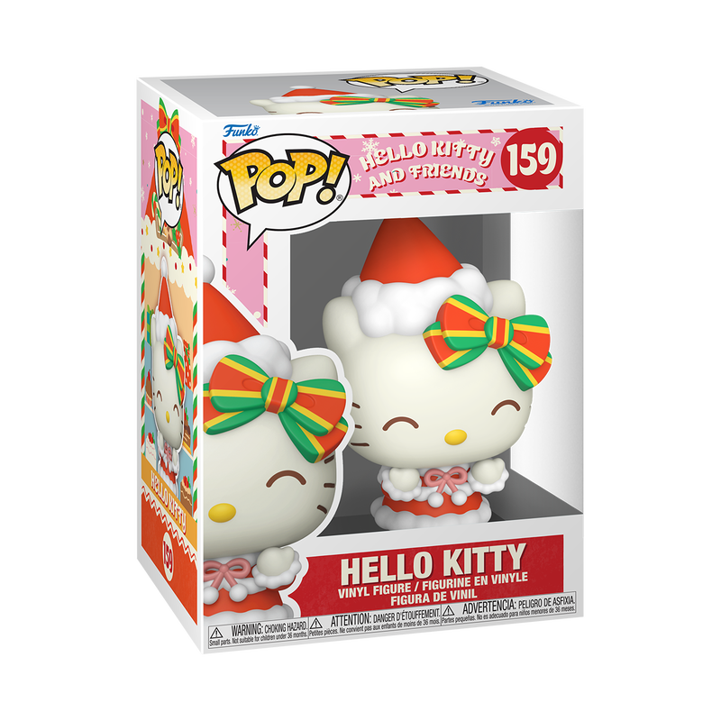 SANRIO HOLIDAY 2026 - POP FUNKO VINYL FIGURE 159 HELLO KITTY (FESTIVE) 9CM