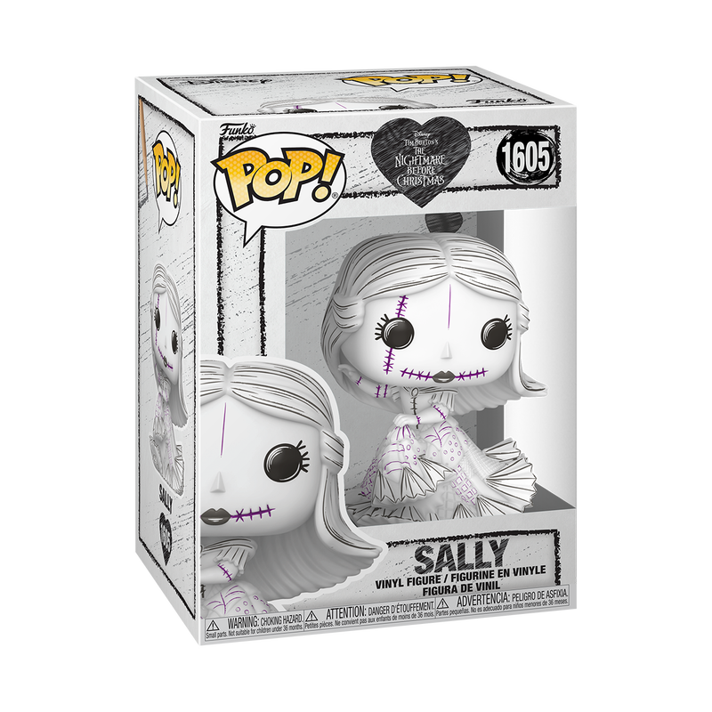 THE NIGHTMARE BEFORE CHRISTMAS - POP FUNKO VINYL FIGURE 1605 SALLY (SKETCHED DECO) 9CM