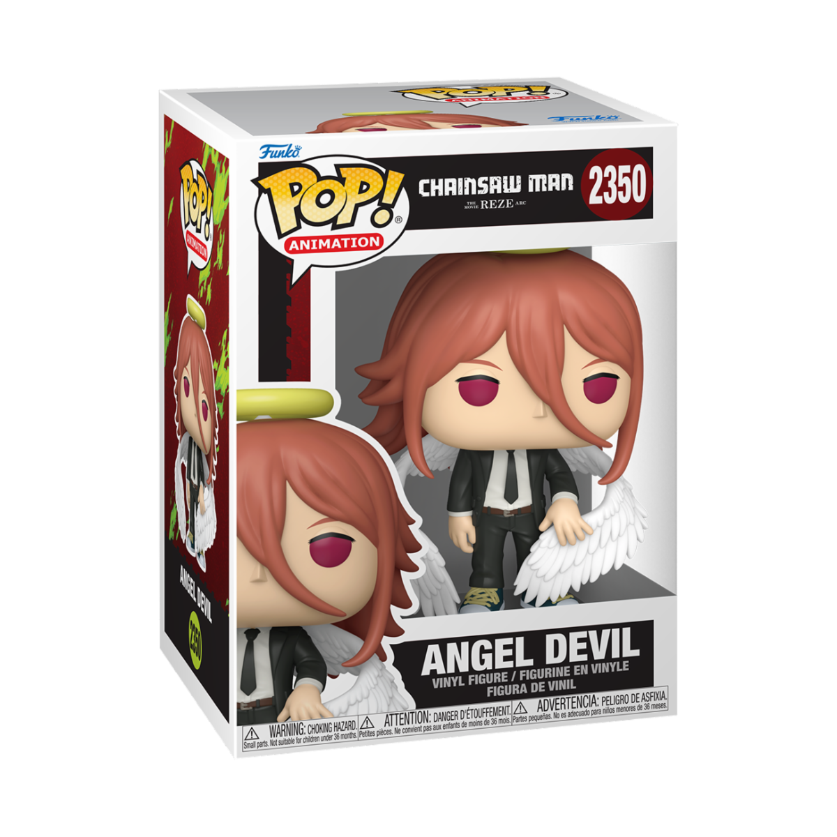 CHAINSAW MAN REZE - POP FUNKO VINYL FIGURE 2350 ANGEL DEVIL 9CM