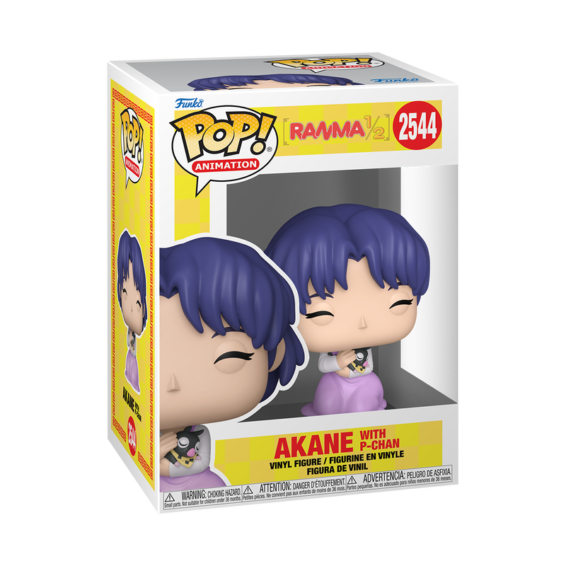 RANMA 1/2 S2 - POP FUNKO VINYL FIGURE 2544 AKANE WITH P-CHAN 9CM