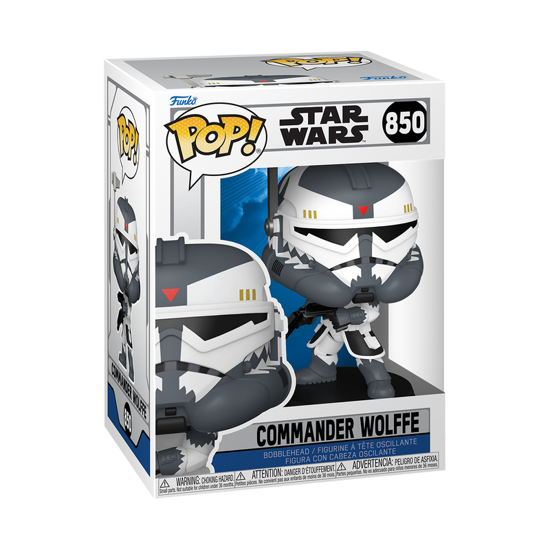 STAR WARS ANIMATION S2 - POP FUNKO VINYL FIGURE 850 COMMANDER WOLFFE 9CM