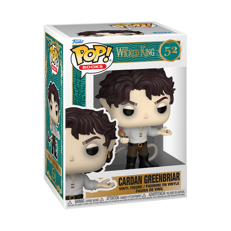 THE FOLK OF THE AIR - POP FUNKO VINYL FIGURE 52 CARDAN GREENBRIAR (THE WICKED KING) 9CM