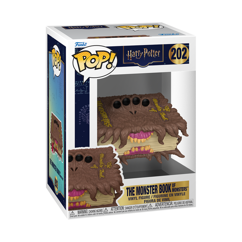 HARRY POTTER S23 - POP FUNKO VINYL FIGURE 202 MONSTER BOOK OF MONSTERS 9CM