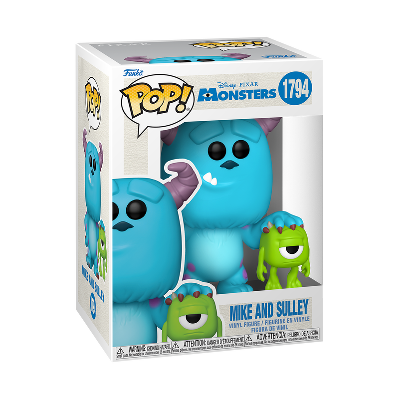 PIXAR: MONSTERS - POP FUNKO VINYL FIGURE 1794 MIKE AND SULLEY 9CM