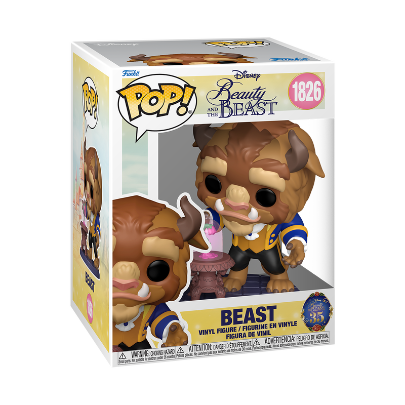 BEAUTY & THE BEAST S5 - POP FUNKO PREMIUM VINYL FIGURE 1826 BEAST 9CM