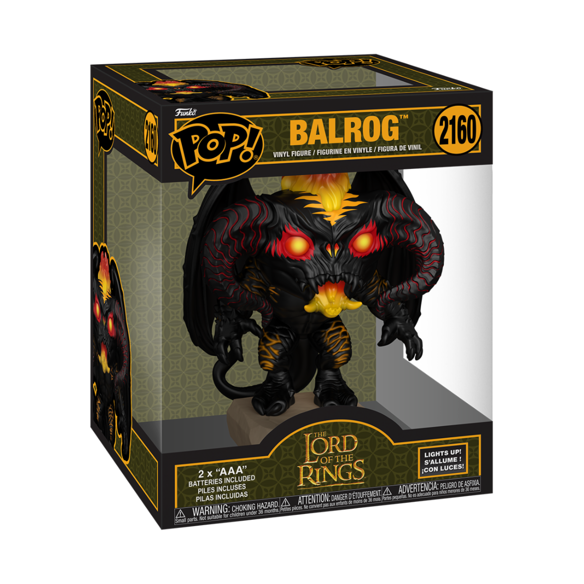 THE LORD OF THE RINGS S13 - POP FUNKO SUPER SFX VINYL FIGURE 2160 BALROG 15CM