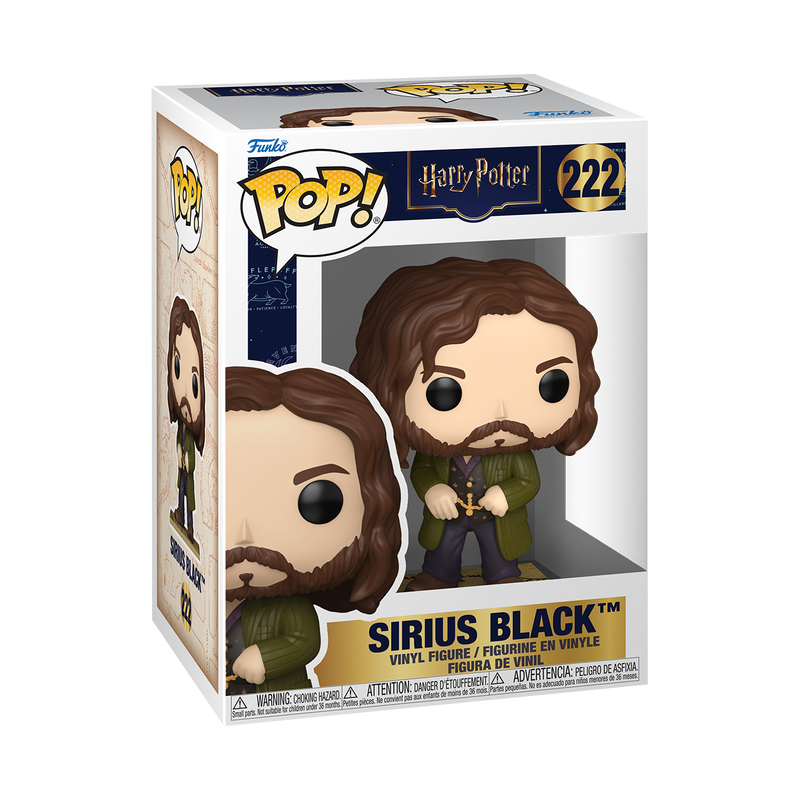 HARRY POTTER - POP FUNKO VINYL FIGURE 222 SIRIUS BLACK (MARAUDER'S MAP SERIES) 9CM