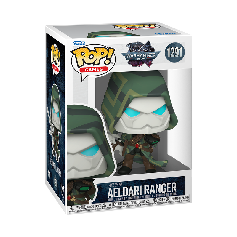 WARHAMMER 40K S2 - POP FUNKO VINYL FIGURE 1291 AELDARI RANGER 9CM