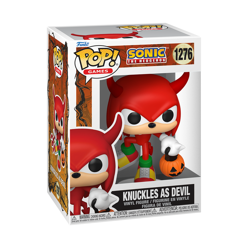 SONIC THE HEDGEHOG S11 - POP FUNKO VINYL FIGURE 1276 KNUCKLES AS DEVIL 9CM