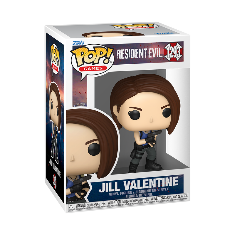 RESIDENT EVIL S2 - POP FUNKO VINYL FIGURE 1293 JILL VALENTINE 9CM