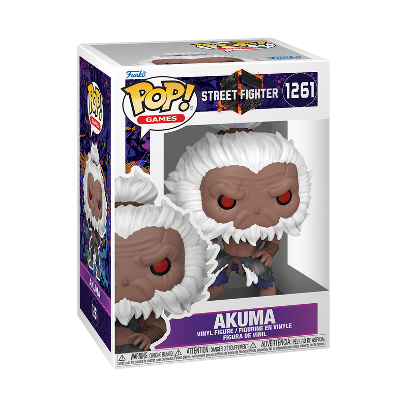 STREET FIGHTER 6 - POP FUNKO VINYL FIGURE 1261 AKUMA REGULAR 9CM