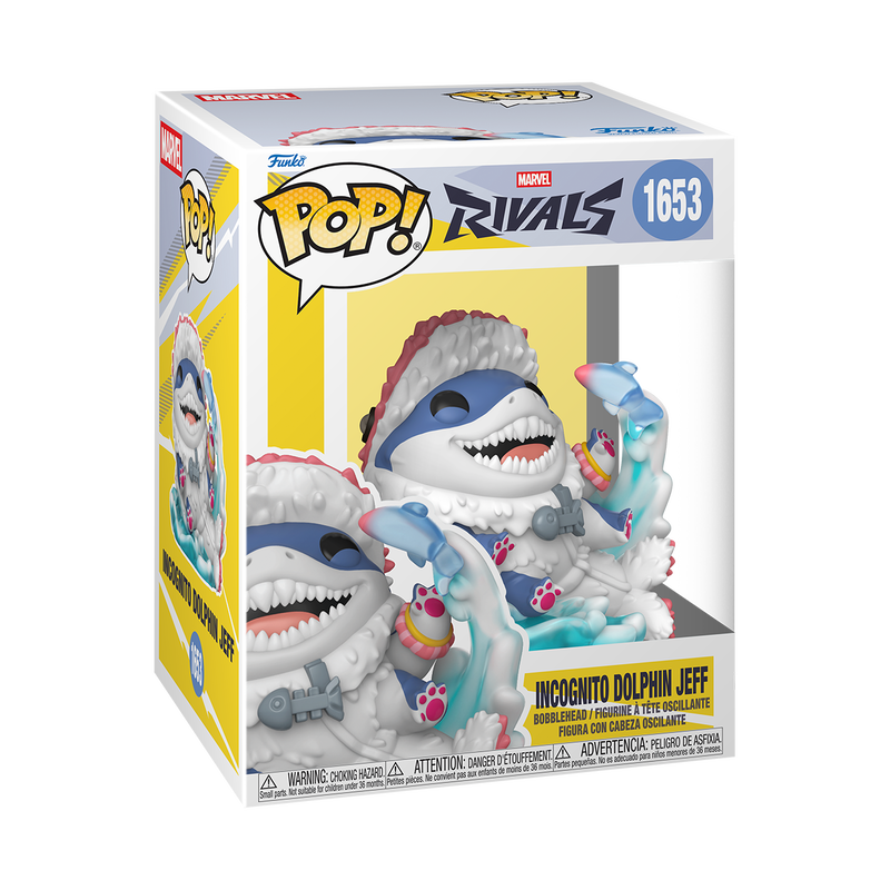 MARVEL RIVALS S4 - POP FUNKO VINYL FIGURE 1653 INCOGNITO DOLPHIN JEFF 9CM