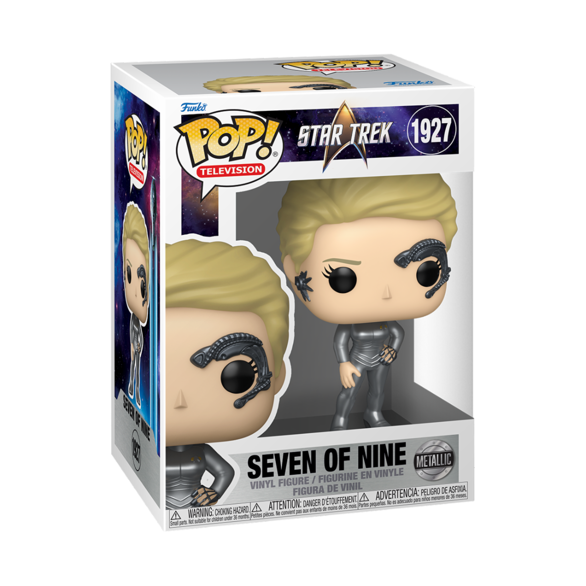 STAR TREK VOYAGER - POP FUNKO VINYL FIGURE 1927 SEVEN OF NINE (MT) 9CM