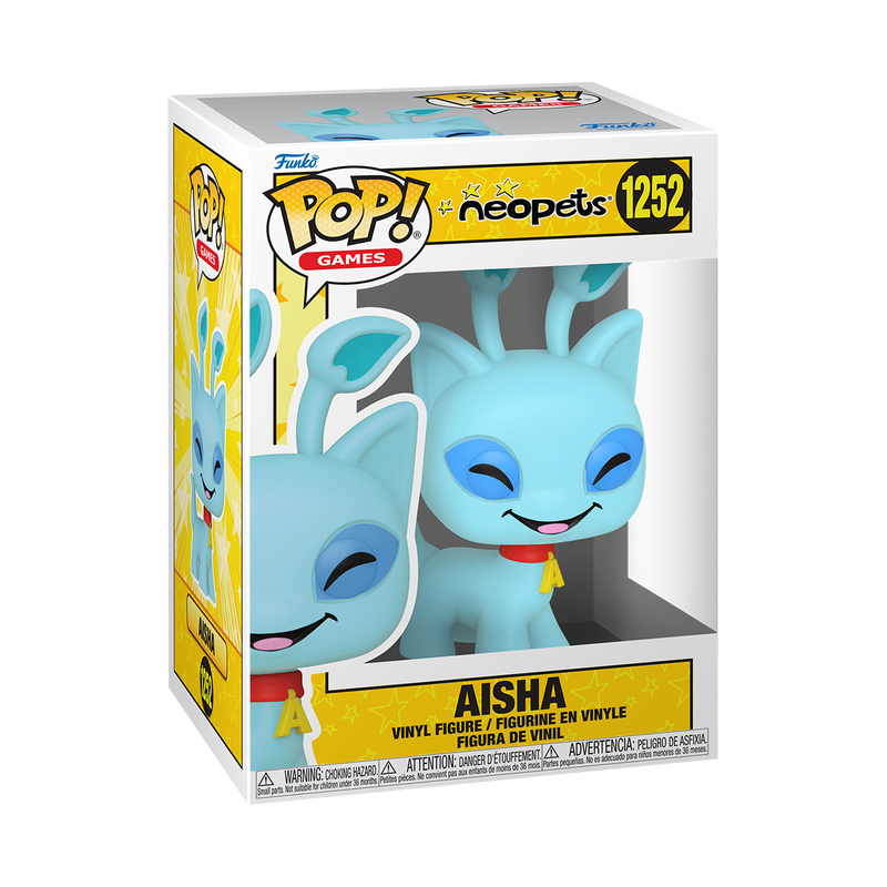 NEOPETS S1 - POP FUNKO VINYL FIGURE 1252 AISHA 9CM
