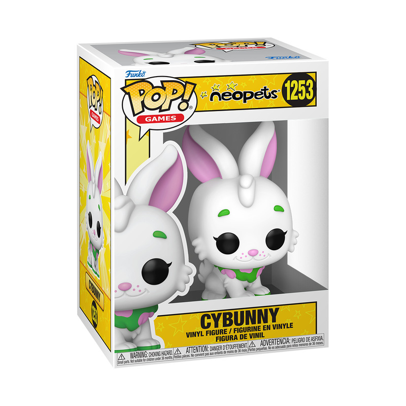 NEOPETS S1 - POP FUNKO VINYL FIGURE 1253 CYBUNNY 9CM