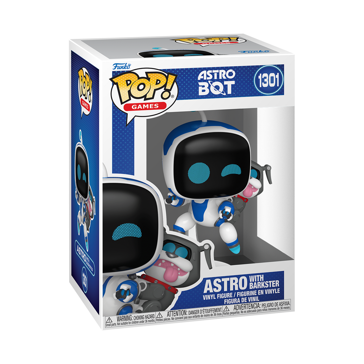ASTRO BOT S2 - POP FUNKO VINYL FIGURE 1301 ASTRO WITH BARKSTER 9CM