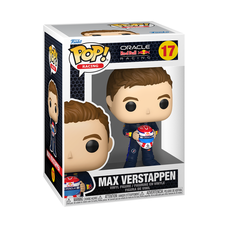 RED BULL 2026 - POP FUNKO VINYL FIGURE 17 MAX VERSTAPPEN (HOLDING HELMET) 9CM