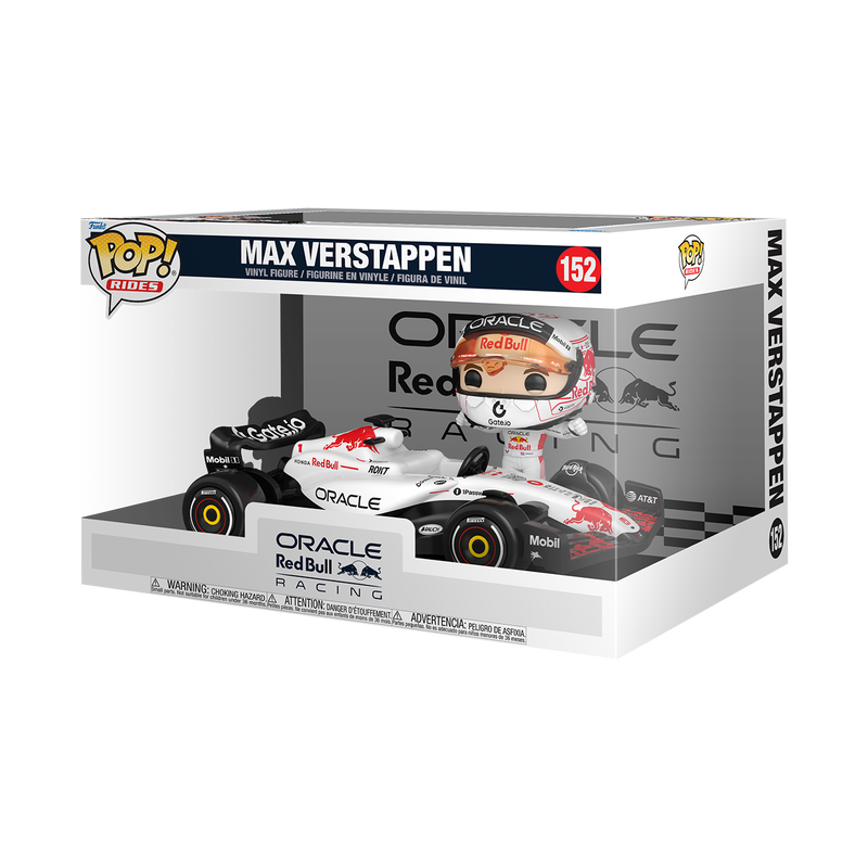 RED BULL 2026 - POP FUNKO RIDE SUPER DELUXE VINYL FIGURE 152 MAX VERSTAPPEN (WHITE)