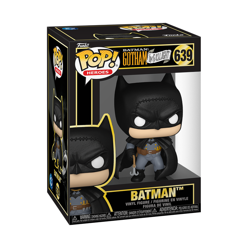 DC THROUGH THE YEARS S2 - POP FUNKO VINYL FIGURE 639 BATMAN (GOTHAM BY GASLIGHT) 9CM