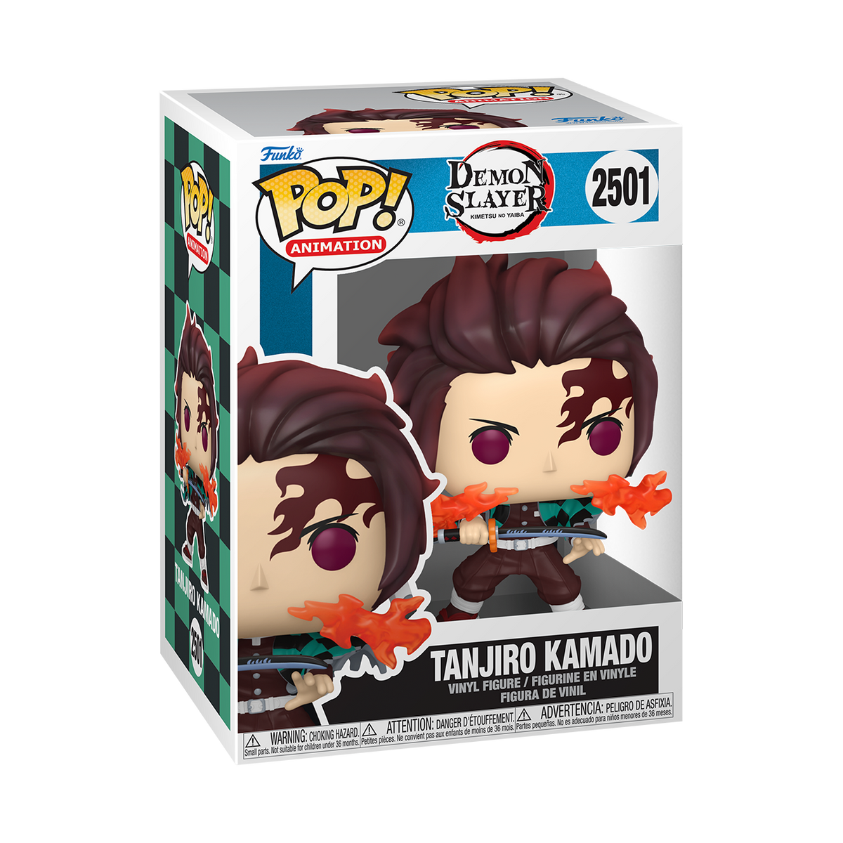 DEMON SLAYER MOVIE 1 - POP FUNKO VINYL FIGURE 2501 TANJIRO KAMADO 9CM