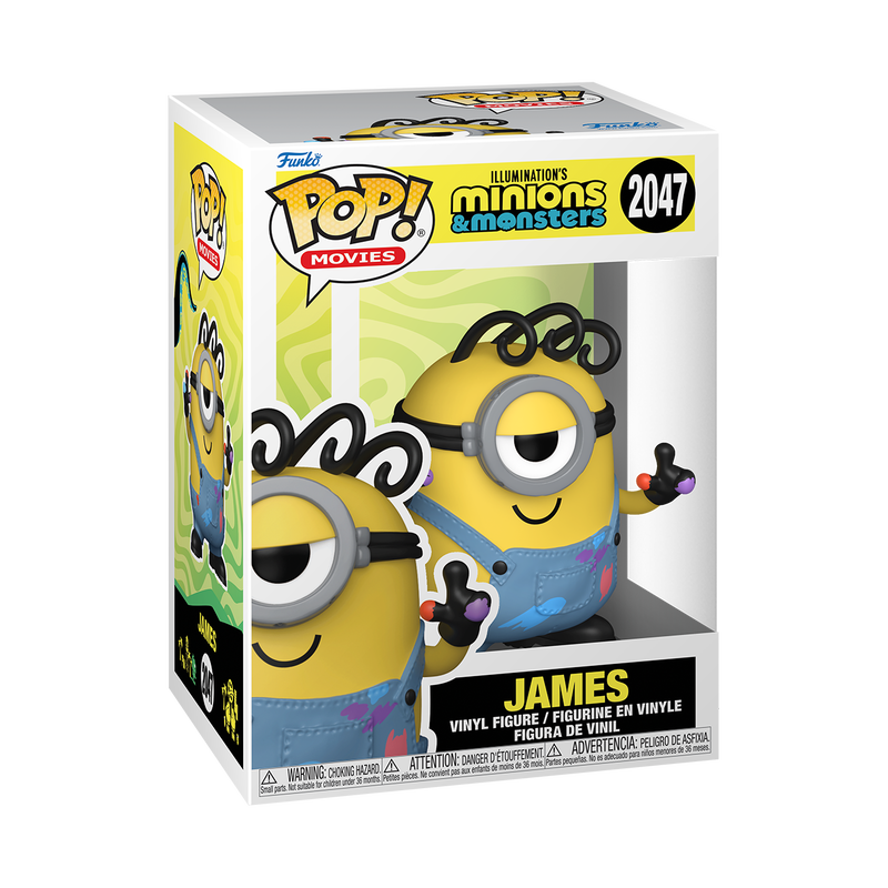 MINIONS & MONSTERS - POP FUNKO VINYL FIGURE 2047 JAMES 9CM