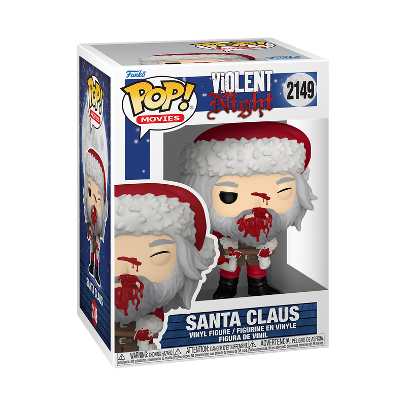 VIOLENT NIGHT - POP FUNKO VINYL FIGURE - VIOLENT NIGHT 2149 SANTA CLAUS (WITH SKULLCRUSHER BLOODY) 9CM