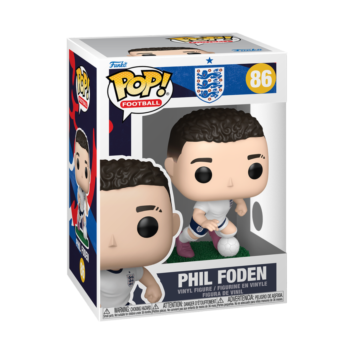 WORLD CUP 2026 - ENGLAND 2 - POP FUNKO VINYL FIGURE 86 PHIL FODEN 9CM