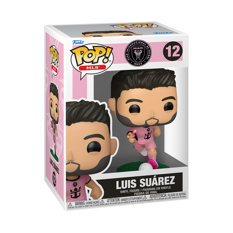 MLS S2 - POP FUNKO VINYL FIGURE 12 LUIS SUAREZ (MIAMI) 9CM