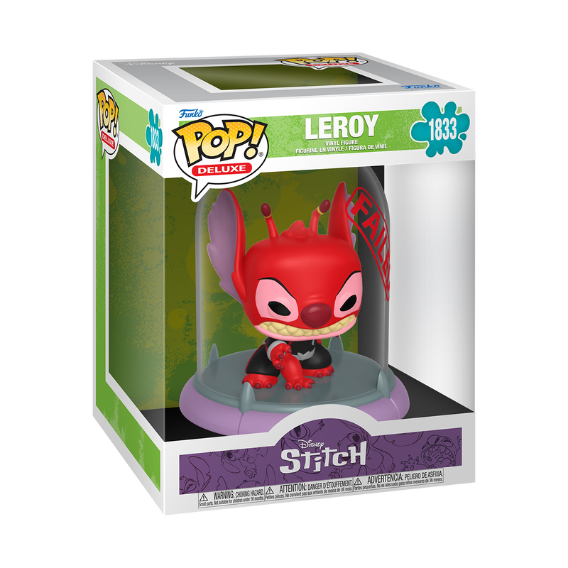 DISNEY: STITCH - POP FUNKO DELUXE VINYL FIGURE 1833 LEROY (CONTAINMENT CAPSULE) 15CM