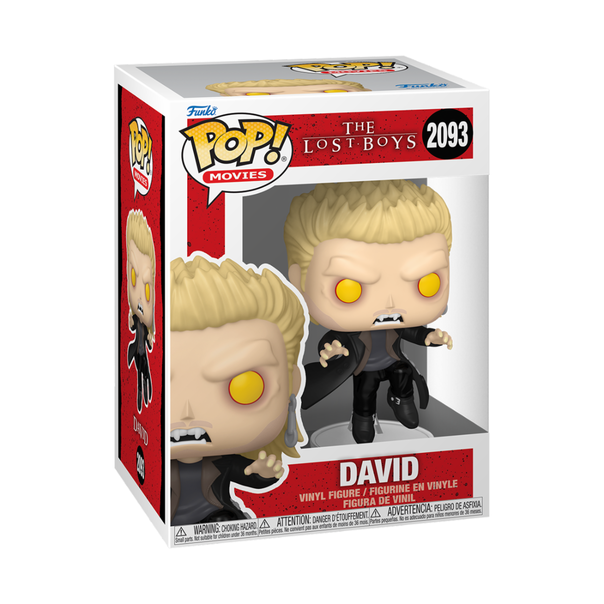 THE LOST BOYS S2 - POP FUNKO VINYL FIGURE 2093 DAVID (VAMPIRE) 9CM