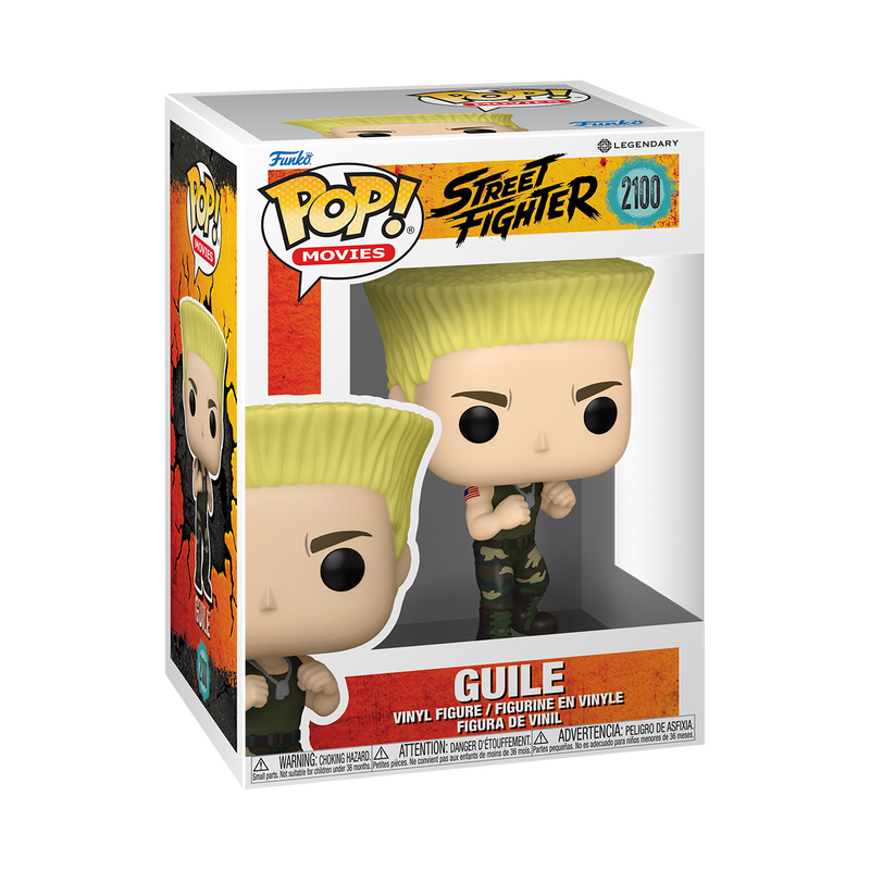 STREET FIGHTER (2026) - POP FUNKO VINYL FIGURE 2100 GUILE 9CM