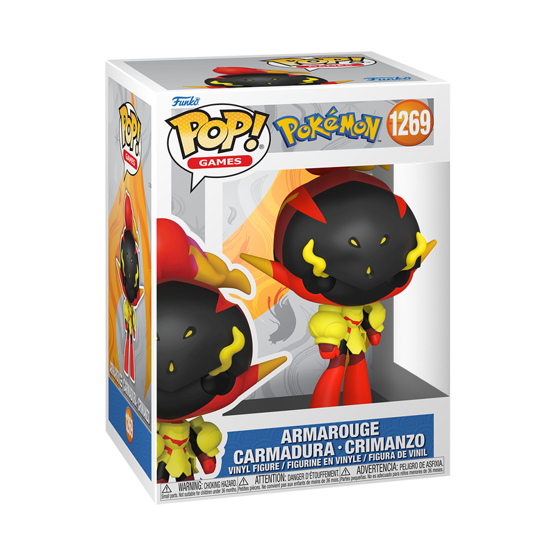 POKEMON S25 - POP FUNKO VINYL FIGURE 1269 ARMAROUGE 9CM