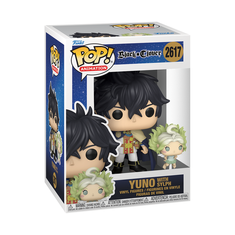 BLACK CLOVER SEASON 2 S1 - POP FUNKO VINYL FIGURE 2617 YUNO WITH SYLPH 9CM